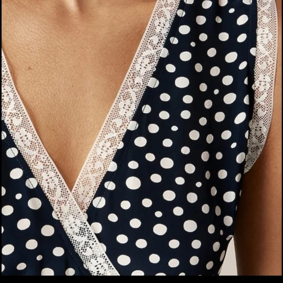 J Crew Rouje X J.Crew Rencard wrap dress CN705 Size 6 NWT Blue White - Picture 3 of 8